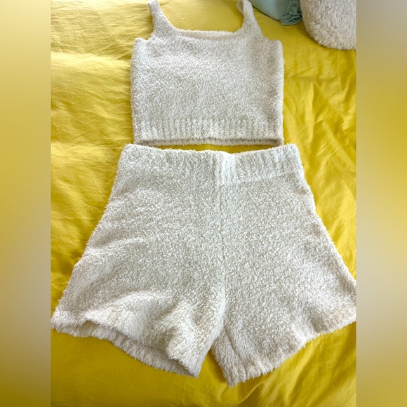 SKIMS Cream Cozy Pajama Set - Picture 2 of 2